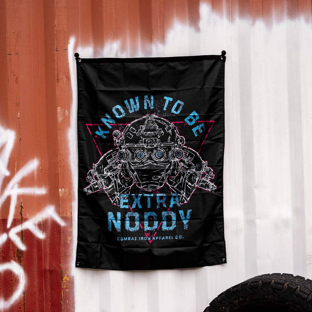 Known To Be Extra Noddy 3' X 4' Wall Flag - One Revolver Surfboards