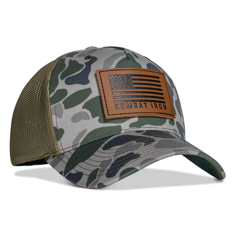 US Flag Leather Patch SnapBack Hat - One Revolver Surfboards
