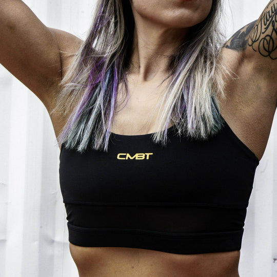 Ladies Sports Training Bra - Vitality Luxe Cross Strap Rear Edition - One Revolver Surfboards