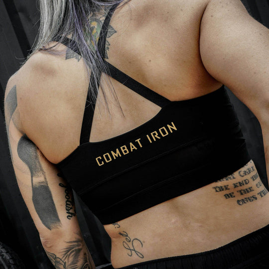 Ladies Sports Training Bra - Vitality Luxe Cross Strap Rear Edition - One Revolver Surfboards