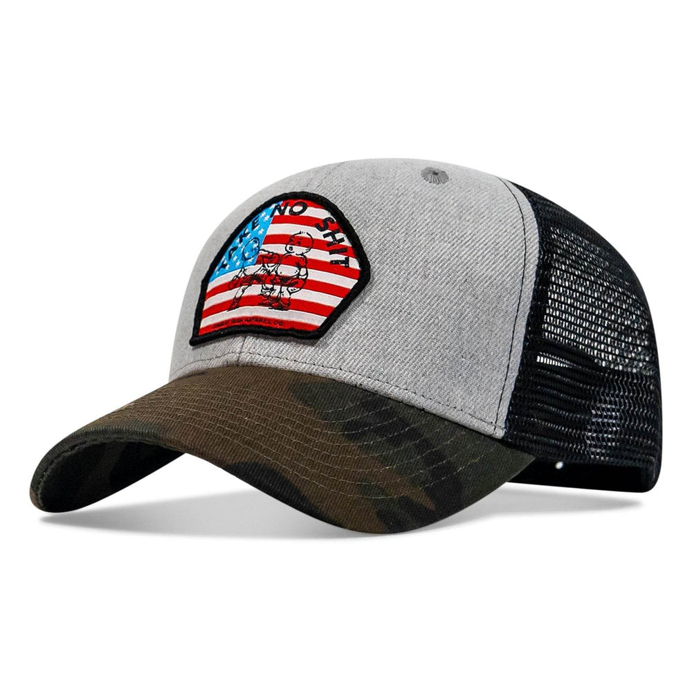 Take No Shit American Flag Patch SnapBack - One Revolver Surfboards