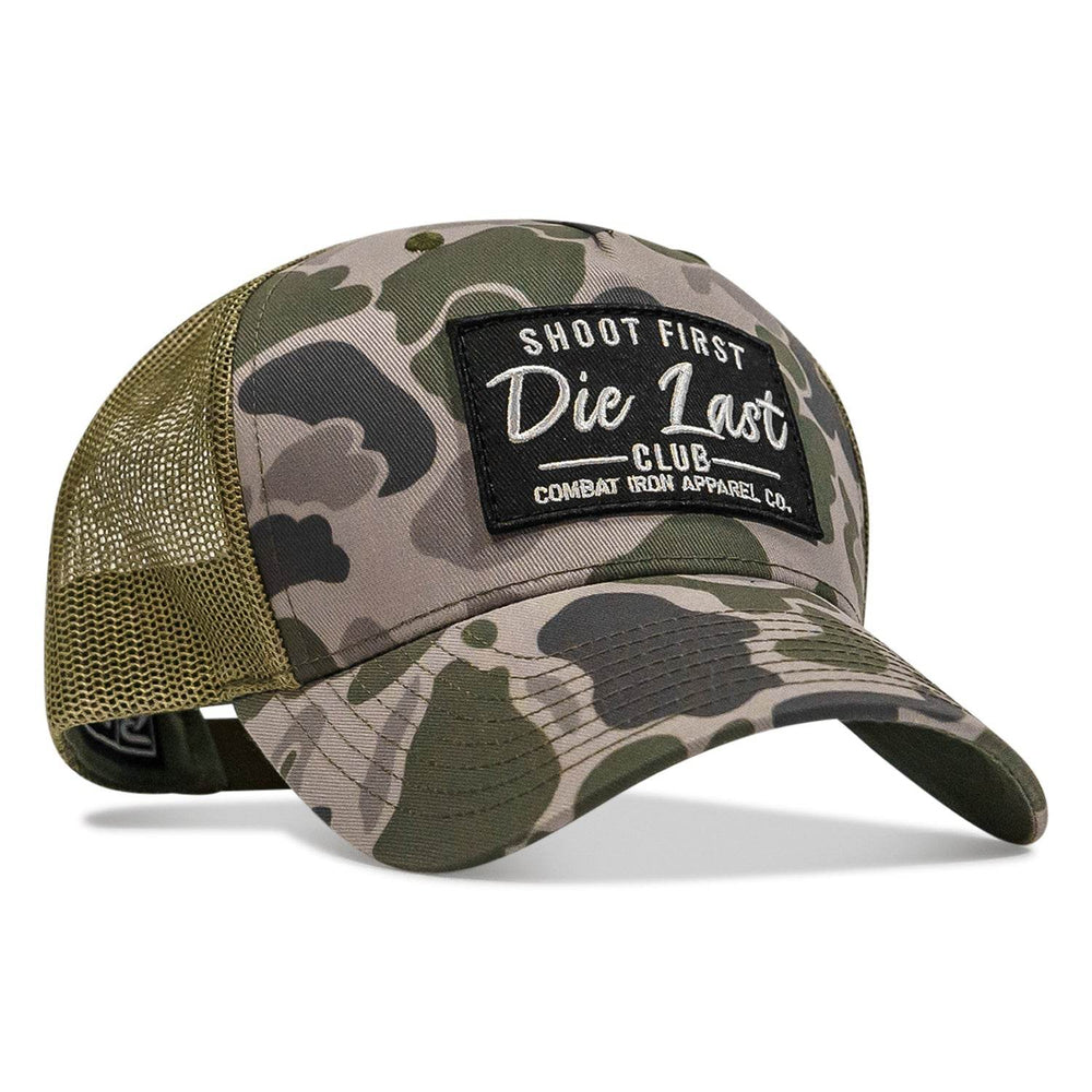 Shoot First. Die Last. Club Patch Snapback - One Revolver Surfboards