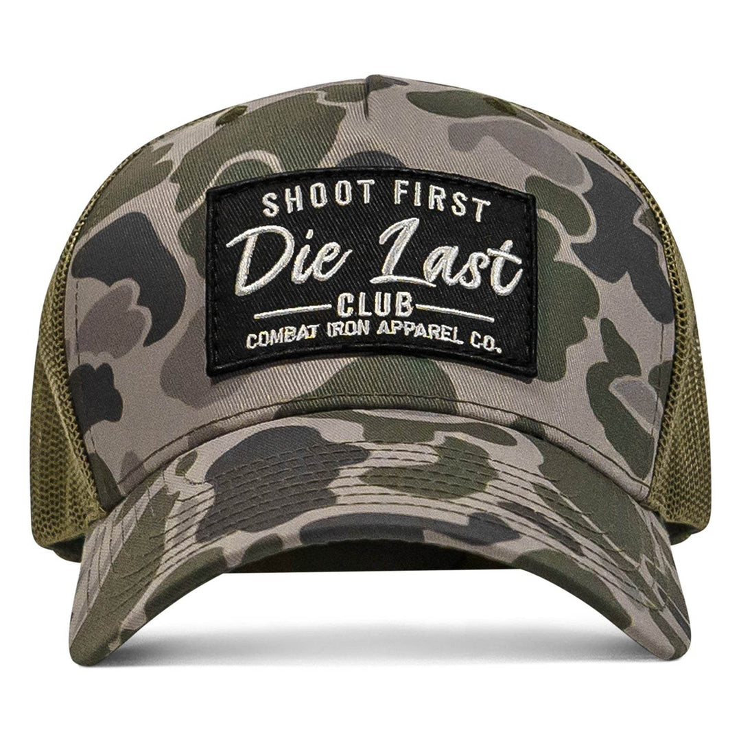 Shoot First. Die Last. Club Patch Snapback - One Revolver Surfboards