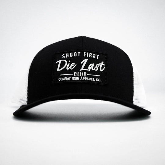 Shoot First. Die Last. Club Patch Snapback - One Revolver Surfboards