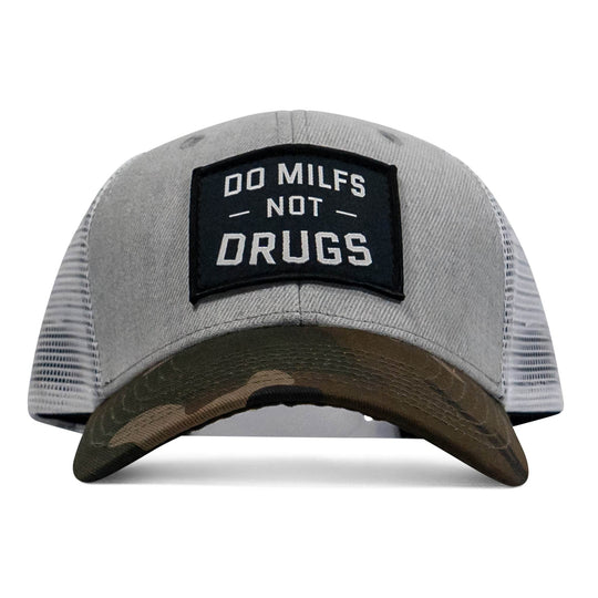 Do Milfs. Not Drugs. Patch Snapback HAT - One Revolver Surfboards