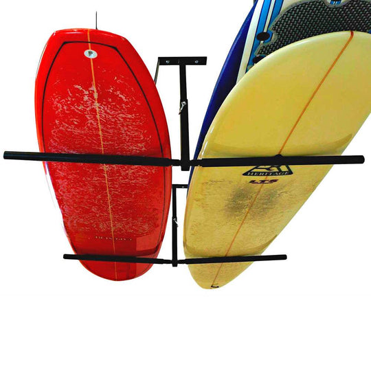 Hi-Port 2 Surfboard Adjustable Ceiling Storage Rack | Double | Holds 150 lbs - One Revolver Surfboards