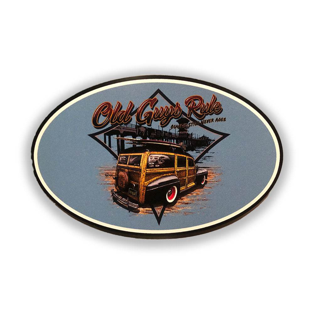 Classic Woodie Magnet - One Revolver Surfboards