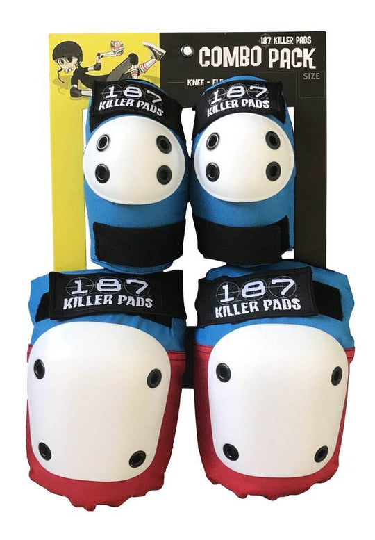 187 Killer Pads Combo Pack Pad Set Elbow Pads / Knee Pads - One Revolver Surfboards