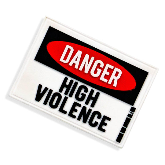Danger High Violence Pvc Patch - One Revolver Surfboards