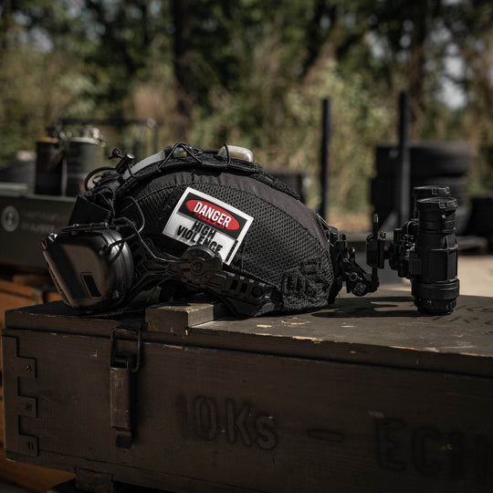 Danger High Violence Pvc Patch - One Revolver Surfboards