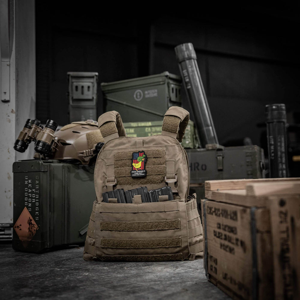 Duck Around & Find Out DAFO Tactiduck PVC Patch - One Revolver Surfboards