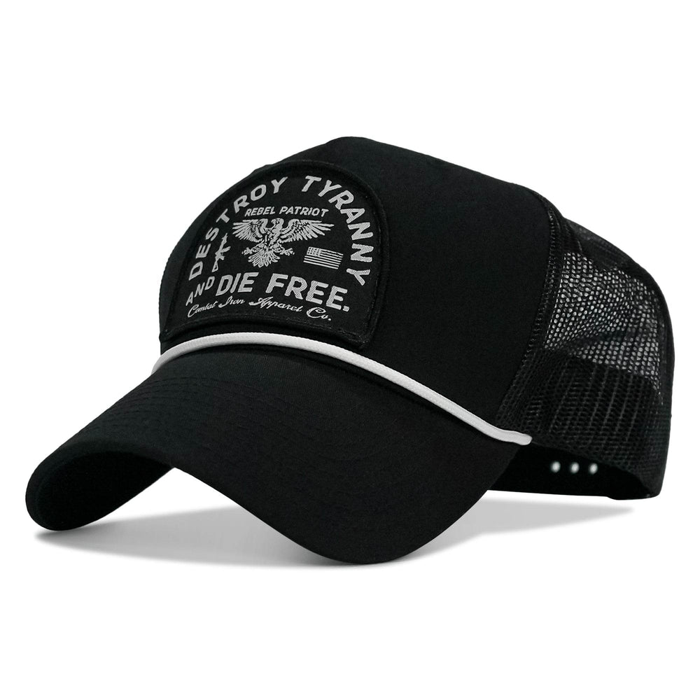 Destroy Tyranny and Die Free Patch Rope Snapback Hat - One Revolver Surfboards