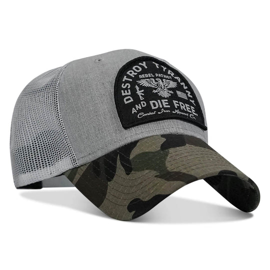 Destroy Tyranny and Die Free Patch Snapback - One Revolver Surfboards