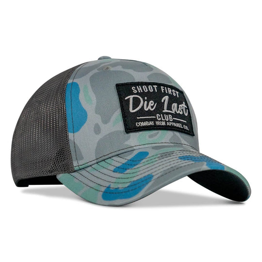Shoot First. Die Last. Club Patch Snapback - One Revolver Surfboards
