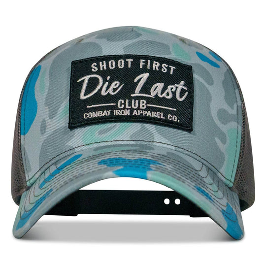 Shoot First. Die Last. Club Patch Snapback - One Revolver Surfboards