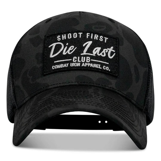 Shoot First. Die Last. Club Patch Snapback - One Revolver Surfboards