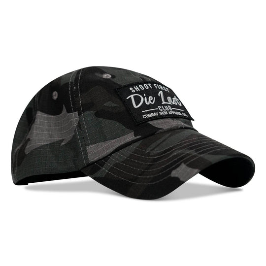 Shoot First. Die Last. Club Patch Low Profile Ripstop Flex Hat - One Revolver Surfboards