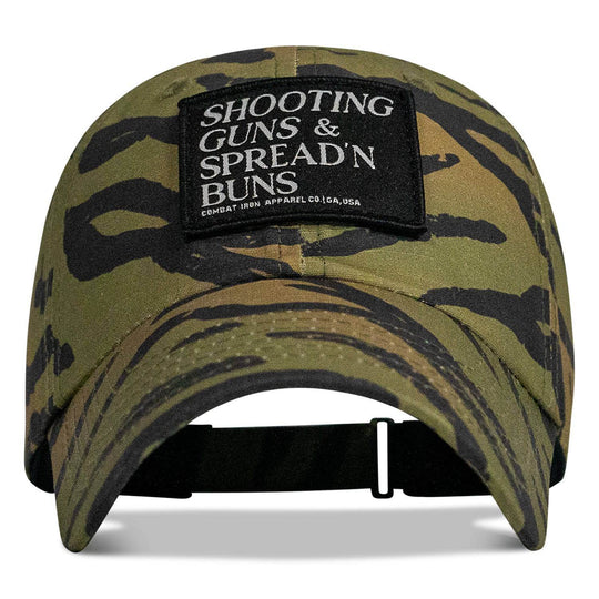 Shooting Guns & Spread'n Buns Patch RipStop Low Pro Hat - One Revolver Surfboards