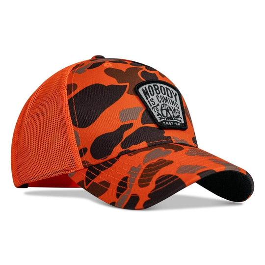 Nobody Is Coming To Save You Skull Patch Snapback Hat - One Revolver Surfboards