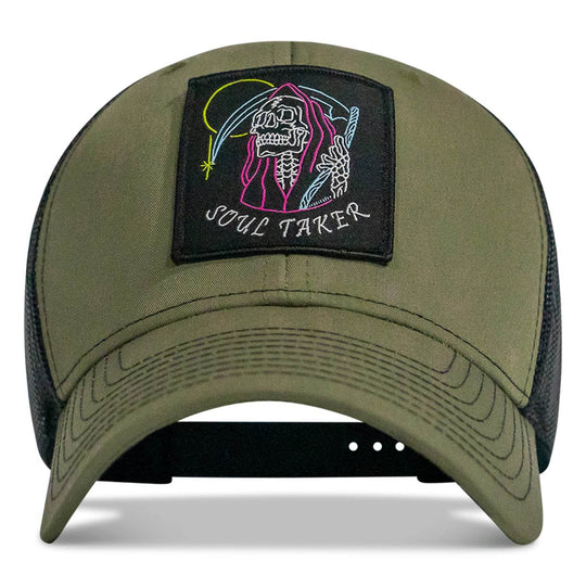 Soul Taker Reaper Patch Snapback Hat - One Revolver Surfboards