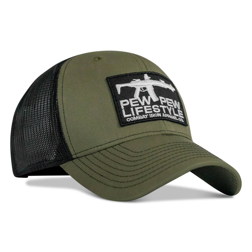 Pew Pew Lifestyle Patch Mid-Profile Snapback Hat - One Revolver Surfboards