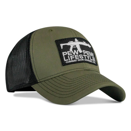 Pew Pew Lifestyle Patch Mid-Profile Snapback Hat - One Revolver Surfboards