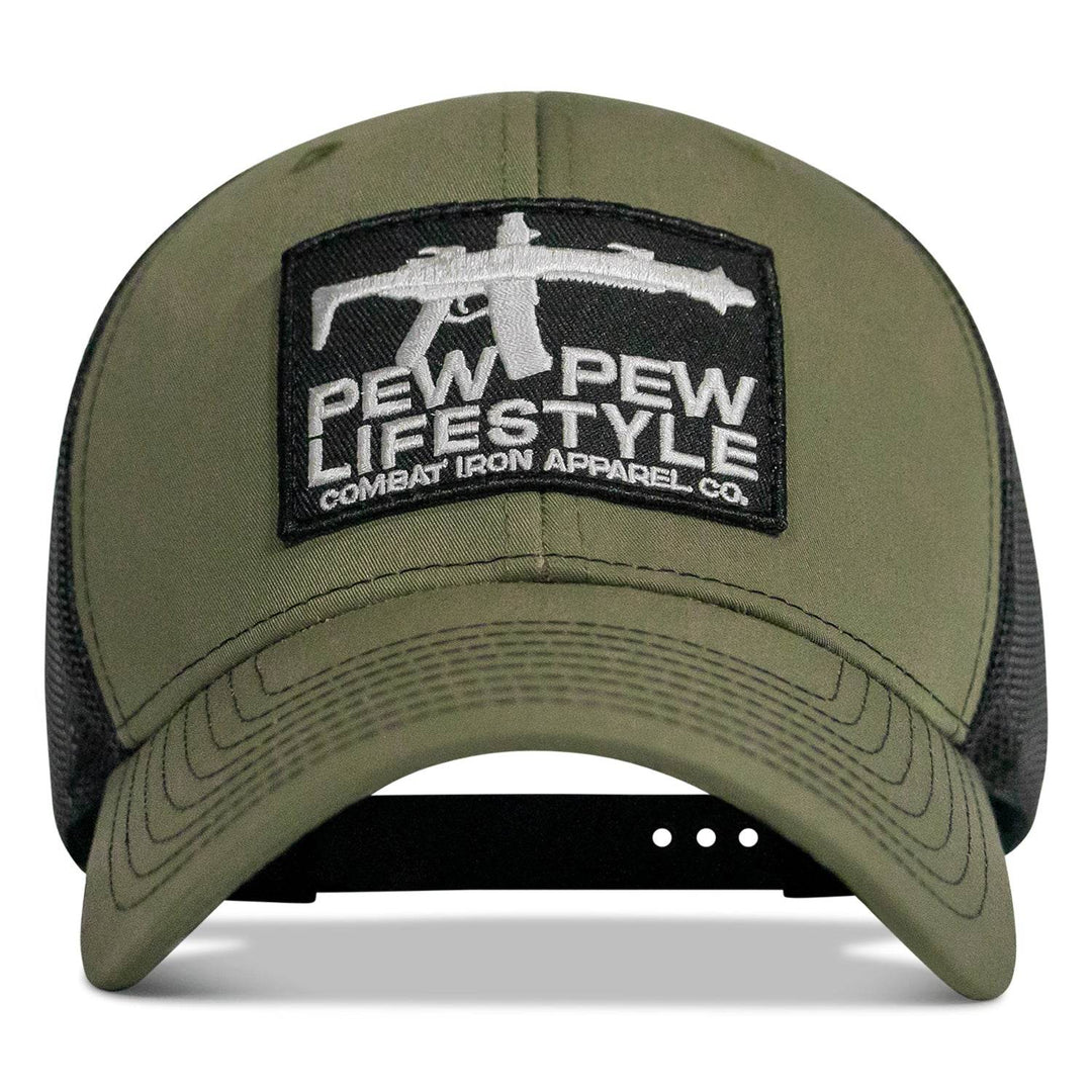 Pew Pew Lifestyle Patch Mid-Profile Snapback Hat - One Revolver Surfboards