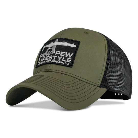 Pew Pew Lifestyle Patch Mid-Profile Snapback Hat - One Revolver Surfboards