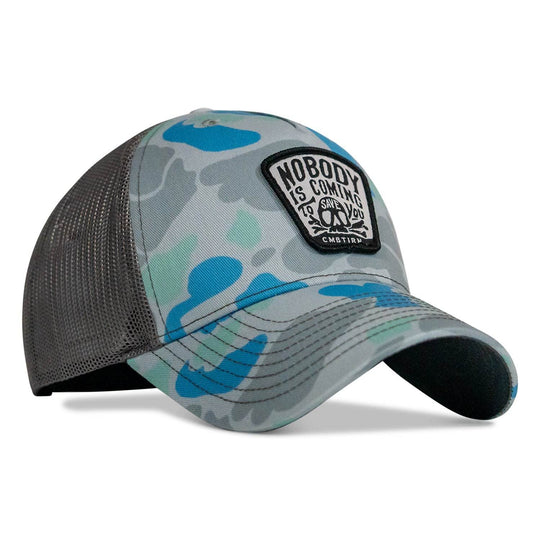 Nobody Is Coming To Save You Skull Patch Snapback Hat - One Revolver Surfboards