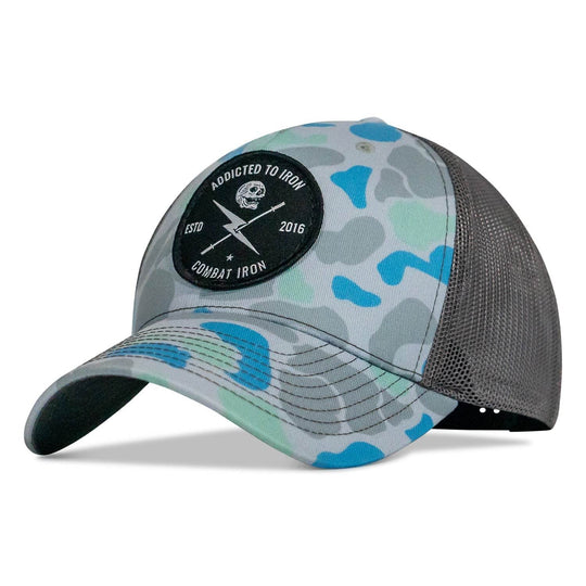 Addicted To Iron Patch Snapback Hat - One Revolver Surfboards