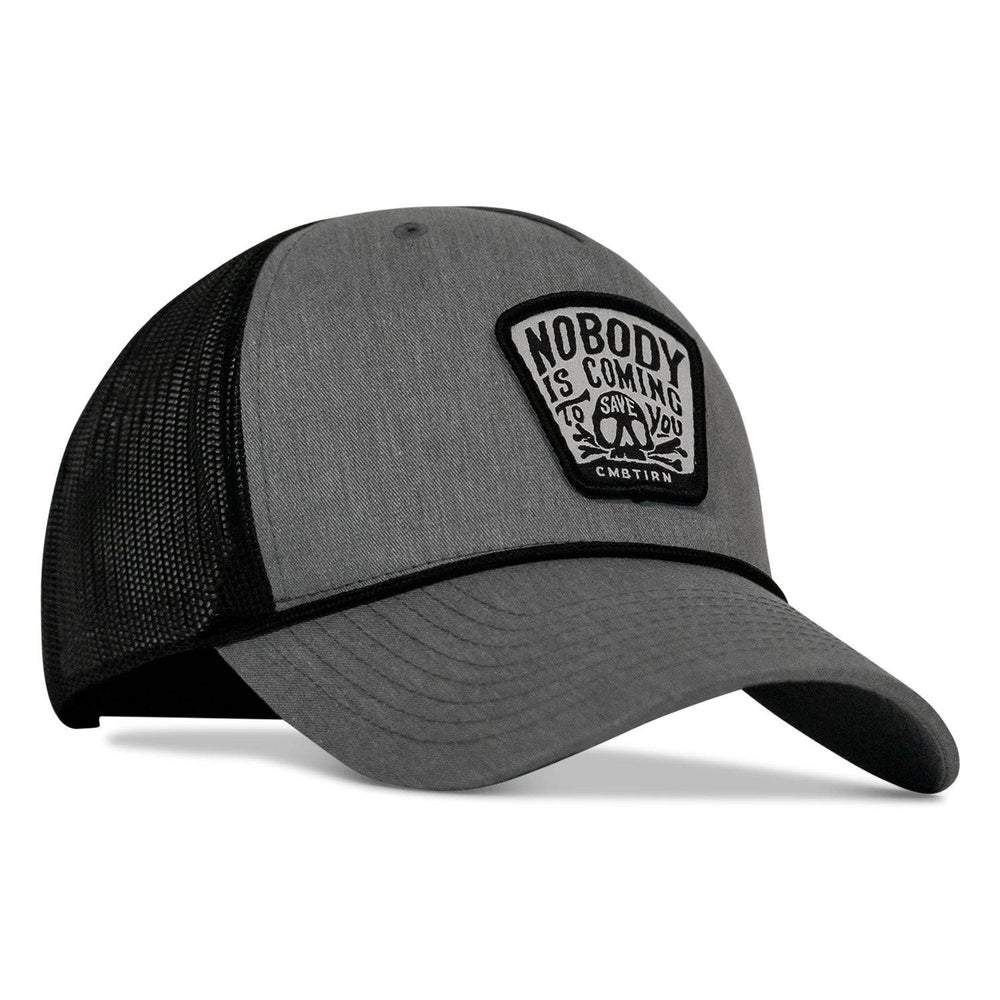 Nobody Is Coming To Save You Skull Patch Rope Snapback - One Revolver Surfboards