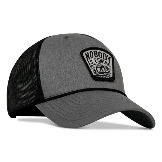Nobody Is Coming To Save You Skull Patch Rope Snapback - One Revolver Surfboards