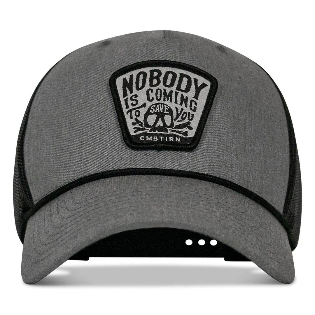 Nobody Is Coming To Save You Skull Patch Rope Snapback - One Revolver Surfboards