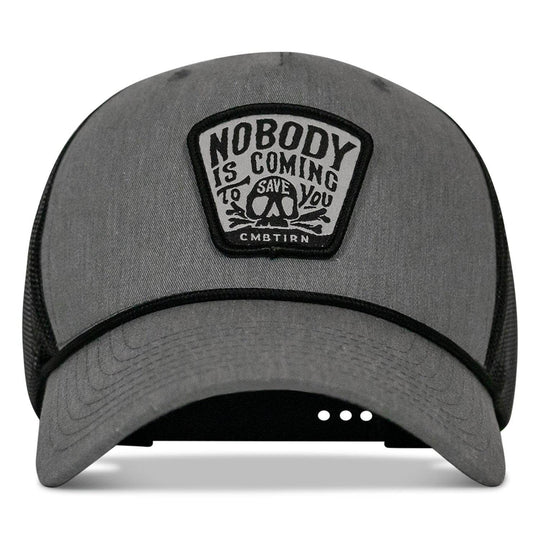 Nobody Is Coming To Save You Skull Patch Rope Snapback - One Revolver Surfboards