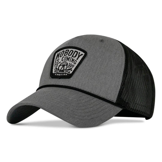 Nobody Is Coming To Save You Skull Patch Rope Snapback - One Revolver Surfboards