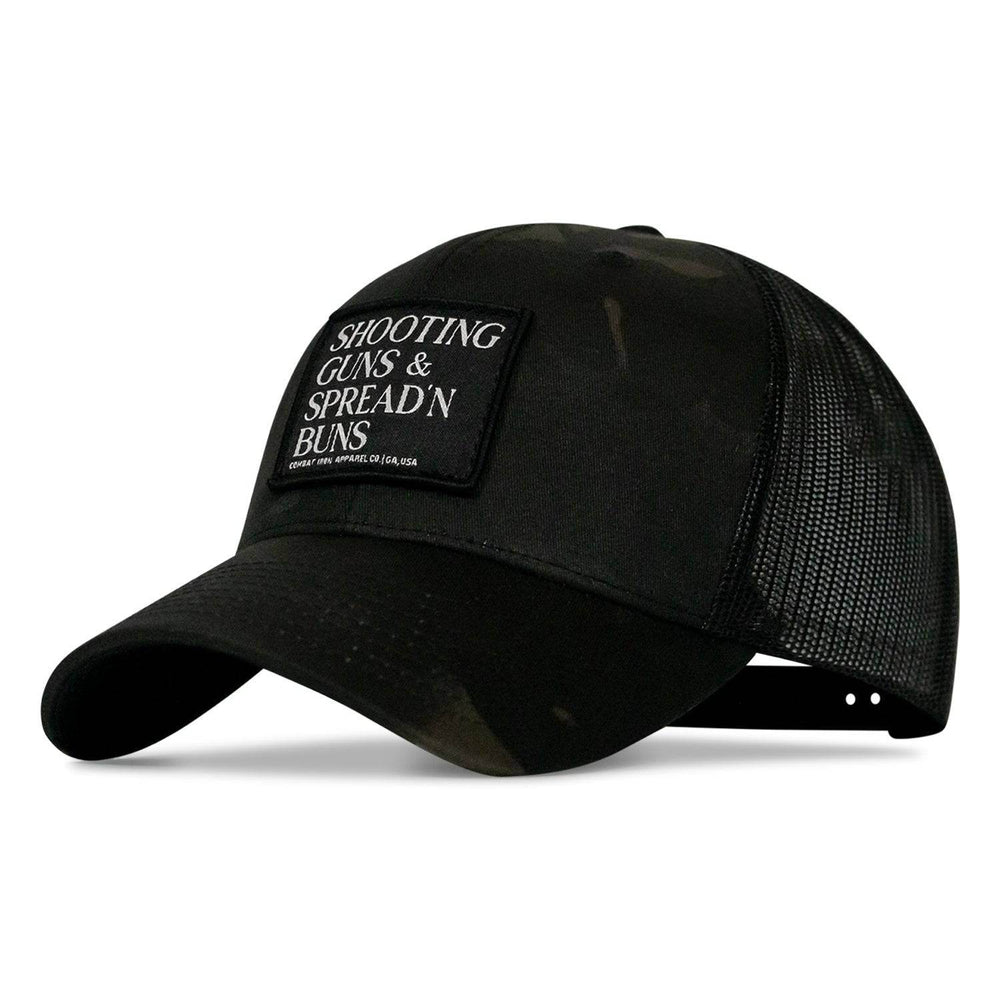 Shooting Guns & Spread'n Buns Patch Snapback Hat - One Revolver Surfboards