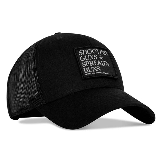 Shooting Guns & Spread'n Buns Patch Snapback Hat - One Revolver Surfboards