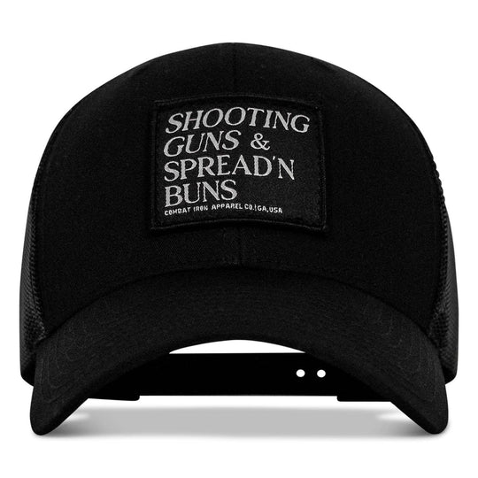 Shooting Guns & Spread'n Buns Patch Snapback Hat - One Revolver Surfboards