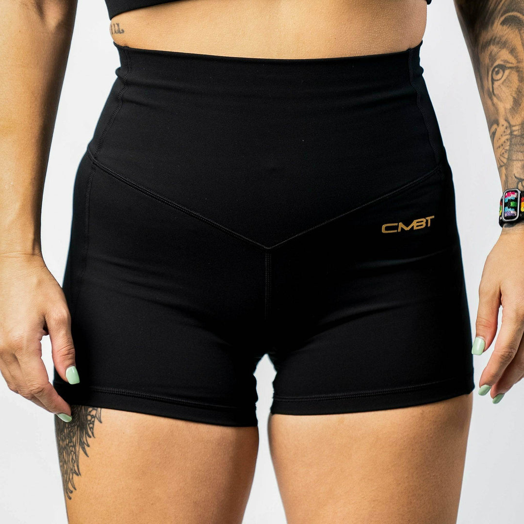 LADIES LUXE HIGH WAISTED SHORTS - One Revolver Surfboards
