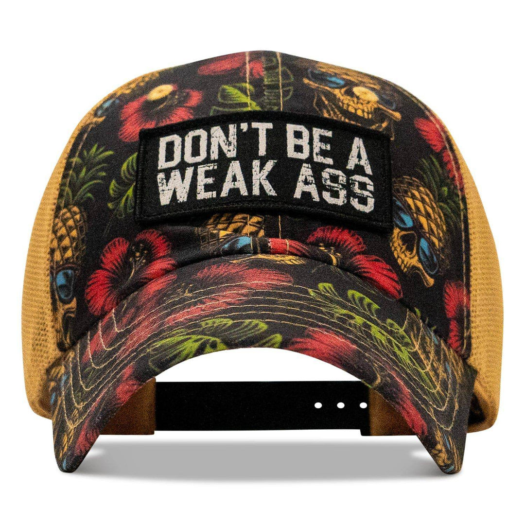 Don't Be A Weak Ass Patch Ripstop Snapback Hat - One Revolver Surfboards