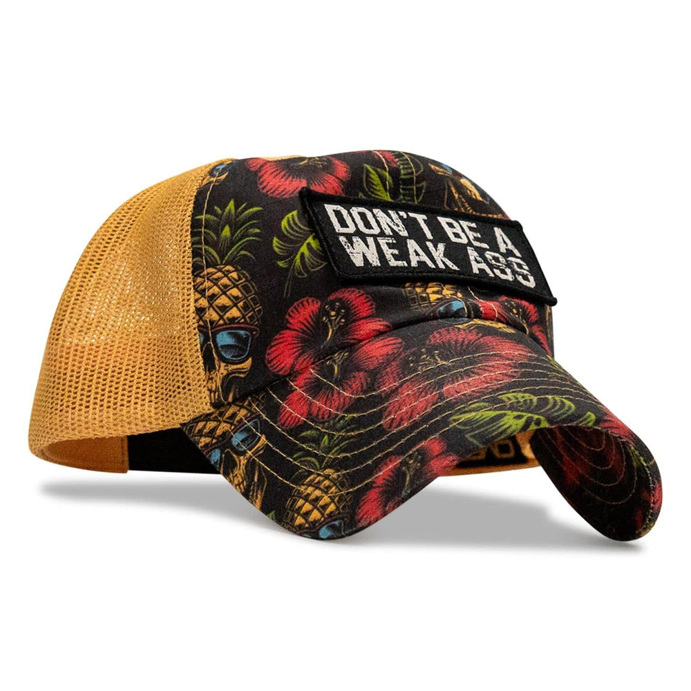 Don't Be A Weak Ass Patch Ripstop Snapback Hat - One Revolver Surfboards