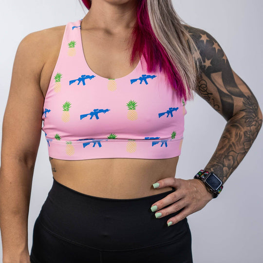 ESSENTIAL WIDE STRAP SPORTS BRA - One Revolver Surfboards