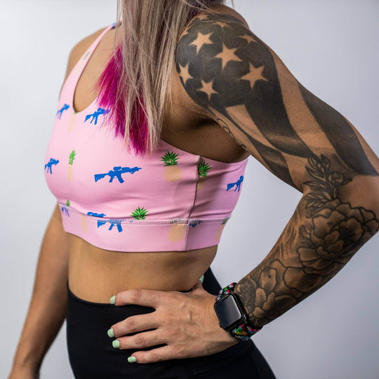 ESSENTIAL WIDE STRAP SPORTS BRA - One Revolver Surfboards