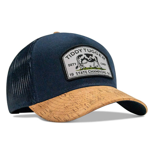 Tiddy Tugger Patch Mesh Snapback Flatbill Curved Hat - One Revolver Surfboards