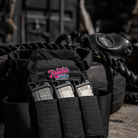 Hoochie Daddy Retro Script PVC Patch - One Revolver Surfboards