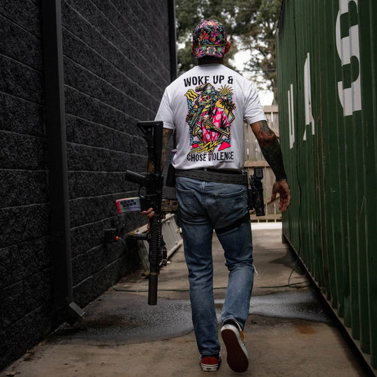 Woke Up & Chose Violence Men's T-Shirt - One Revolver Surfboards