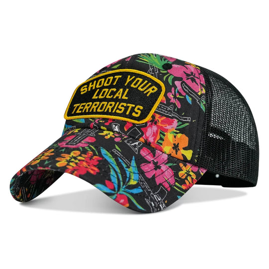Shoot Your Local Terrorists Patch Low Pro Ripstop Snapback - One Revolver Surfboards