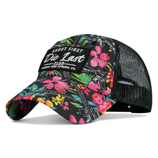 Shoot First. Die Last. Club Patch Ripstop Snapback - One Revolver Surfboards