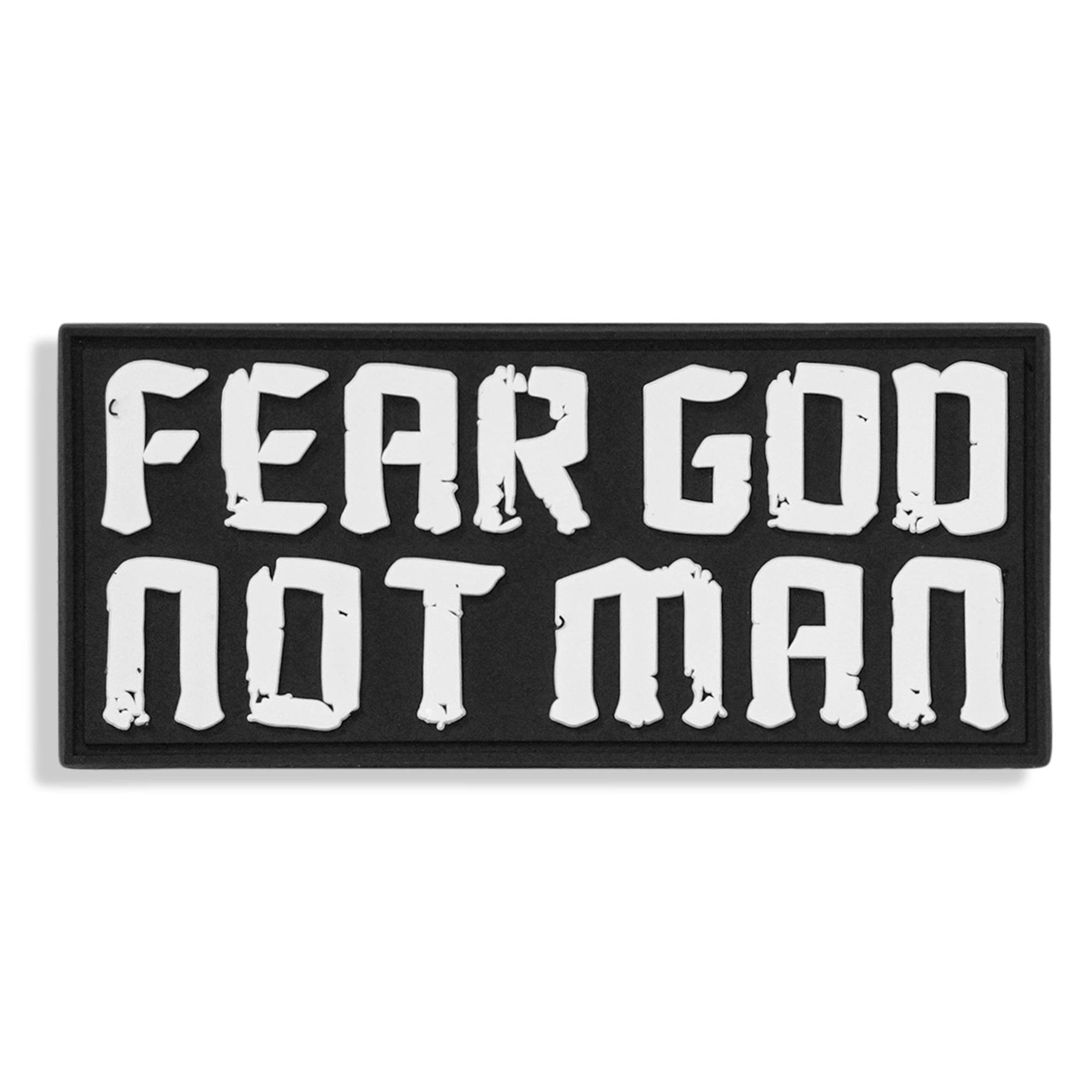 Fear God. Not Man. PVC Patch - One Revolver Surfboards