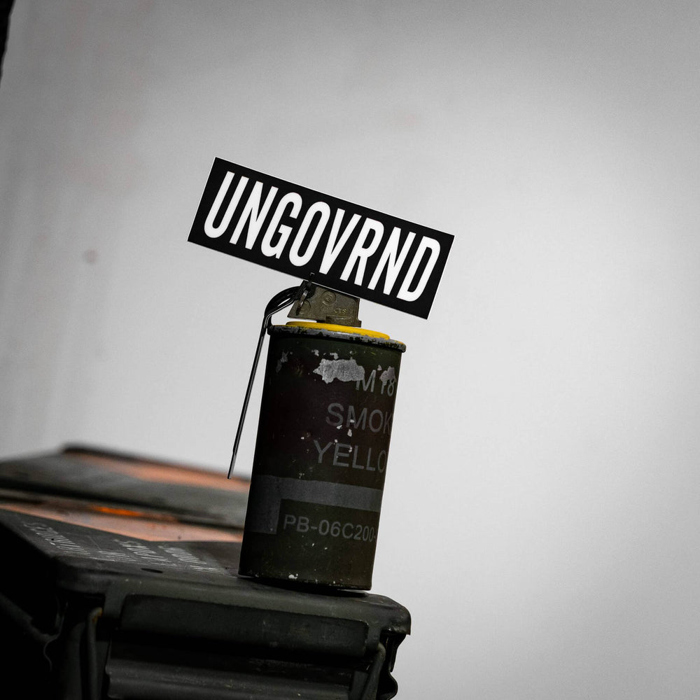 Ungovrnd Decal - One Revolver Surfboards